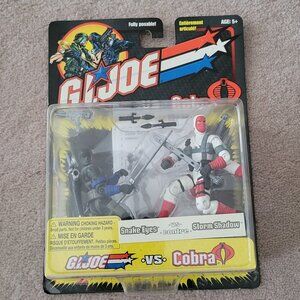 New G.I. Joe VS Cobra Snake Eyes Storm Shadow Vintage Hasbro NWT